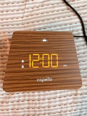 Target capello wood alarm clock